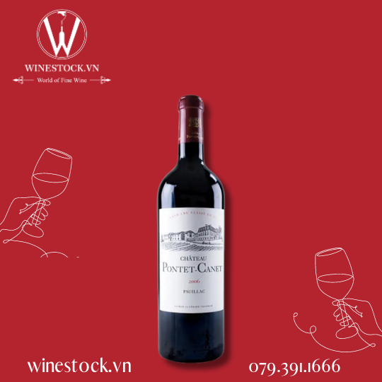 Rượu vang Château Pontet-canet 2006 (750ml) 