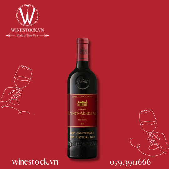 Rượu vang Chateau Lynch Moussas Pauillac 2019 