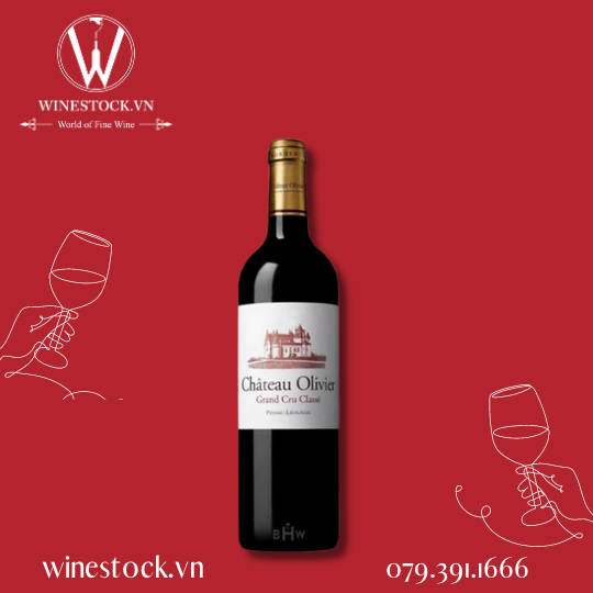 Rượu vang Chateau Olivier 2018 