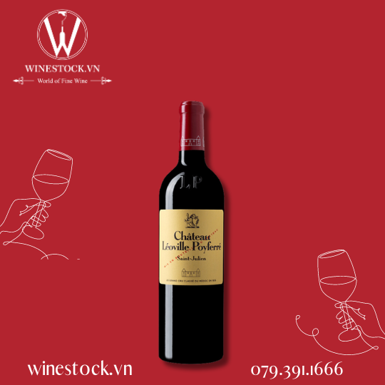 Rượu vang Château Leoville Poyferre Saint Julien 2014 
