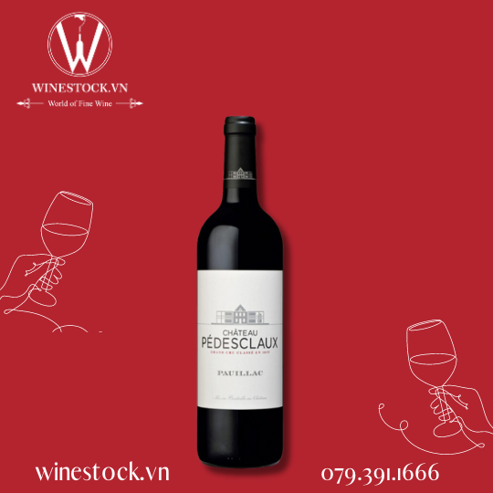 Rượu vang Château Pédesclaux 2018 