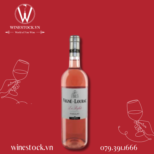 Rượu vang Vigne - Lourac - Rosé Domaine Gayrel 