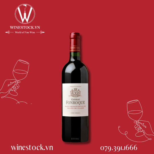 Rượu vang Chateau Fonroque 2017 
