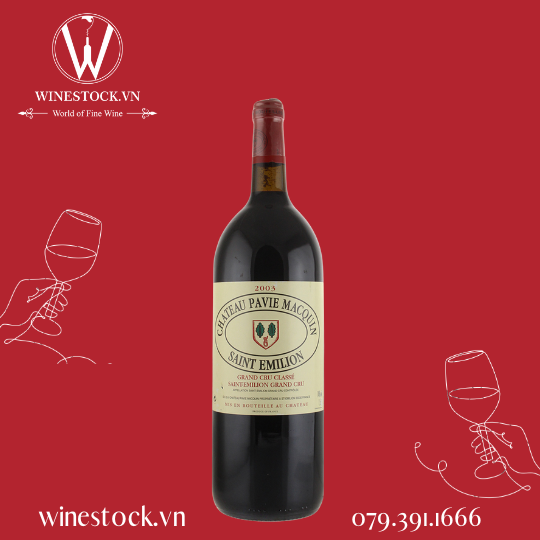 Rượu vang CHATEAU PAVIE MACQUIN 