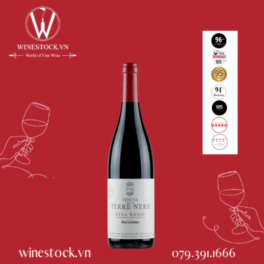 Rượu vang Tenuta Delle Terre Nere Etna Rosso San Lorenzo DOC