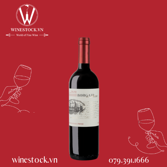 Rượu vang Borgaio Rosso IGT Toscana