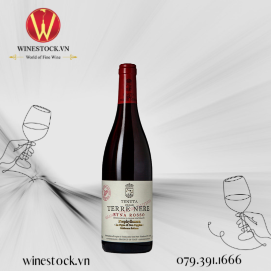 Rượu vang Terre Nere Etna Rosso Calderara Sottana Prephylloxera “La Vigna di Don Peppino”