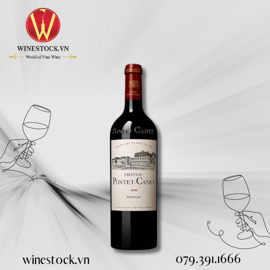 Rượu vang Château Pontet-canet 2016 (750ml) 