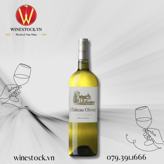 Rượu vang Château Olivier Blanc 2018 