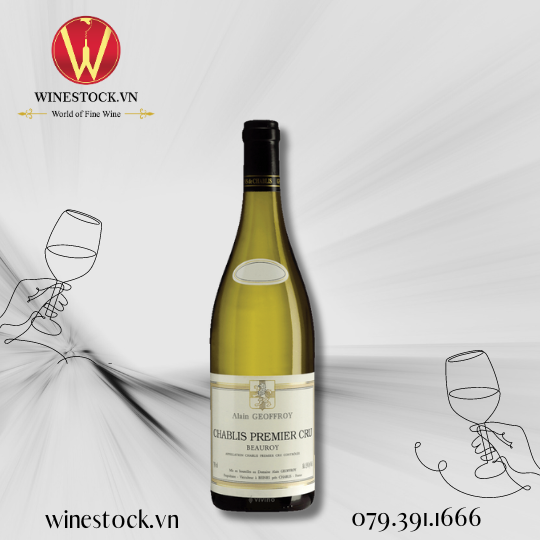 Rượu vang Chablis 1er Cru BEAUROY Alain Geoffroy 2022 