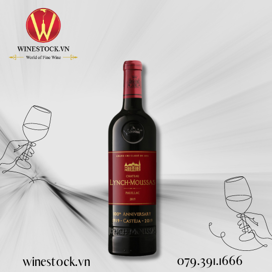 Rượu vang Chateau Lynch Moussas Pauillac 2019 