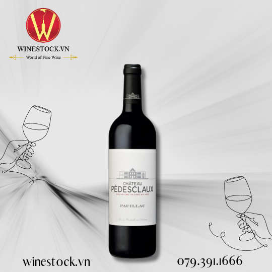 Rượu vang Château Pédesclaux 2018 