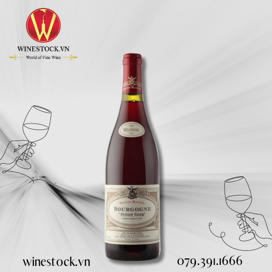 Rượu vang Pinot Noir Bourgogne Domaine Seguin-Manuel 