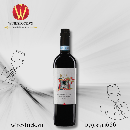 Rượu vang RUBE Montepulciano d’Abruzzo DOC 