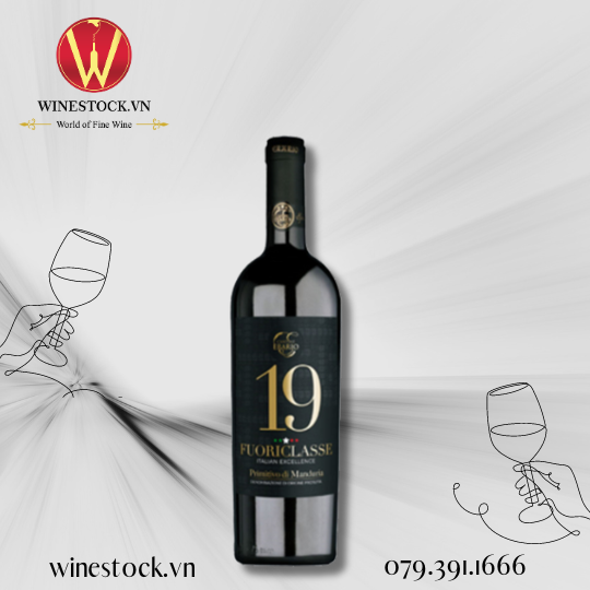 Rượu vang Fuoriclasse Primitivo Di Manduria DOC (1.2kg) 