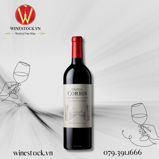 Rượu vang Château Corbin 2018 