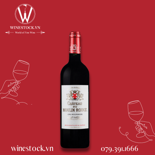 Rượu vang Chateau Moulin Rouge Haut Medoc