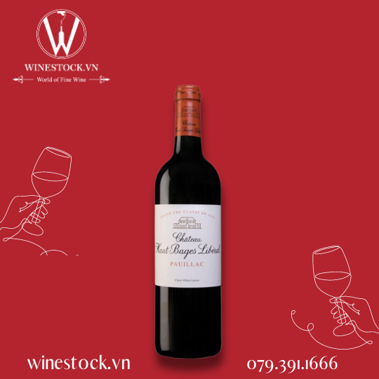 Rượu vang CHATEAU HAUT BAGES LIBERAL2016 3 eme Cru Classe