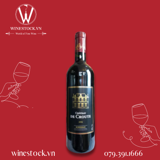 Rượu vang Chateau De Croute Bordeaux