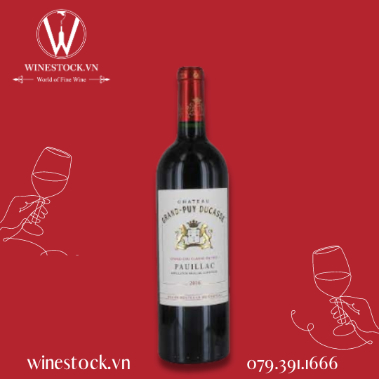 Rượu vang CHATEAU GRAND PUY DUCASSE 2016 5 eme Cru Classe