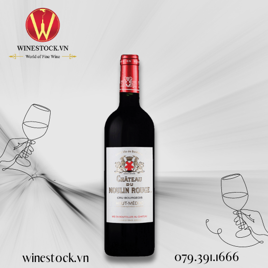 Rượu vang Chateau Moulin Rouge Haut Medoc