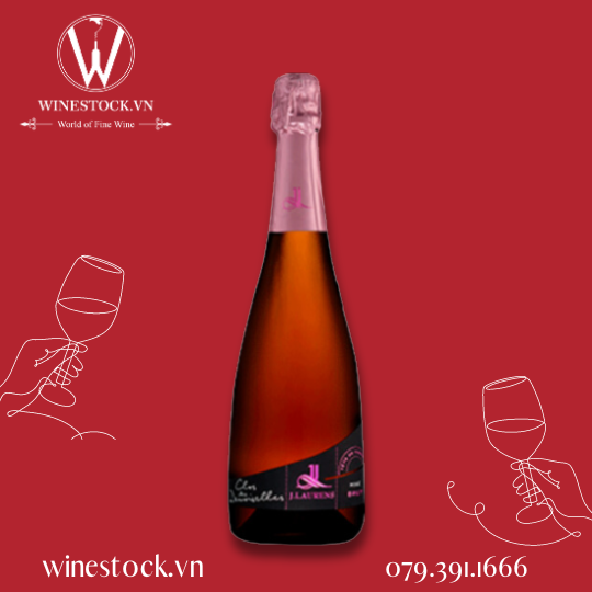 Rượu vang Cremant de Limoux Clos des Demoiselles Tete de Cuvee Rose Brut