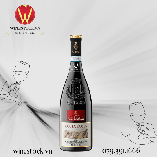 Rượu vang Ca Botta Costa Rossa Valpolicella Ripasso