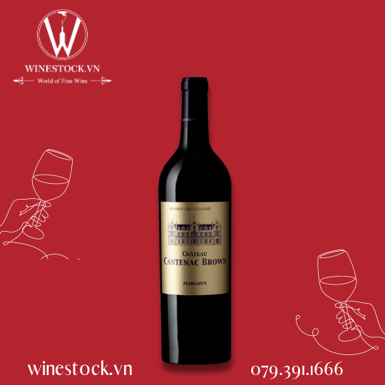 Rượu vang CHATEAU CANTENAC BROWN 2016 Cru Classe