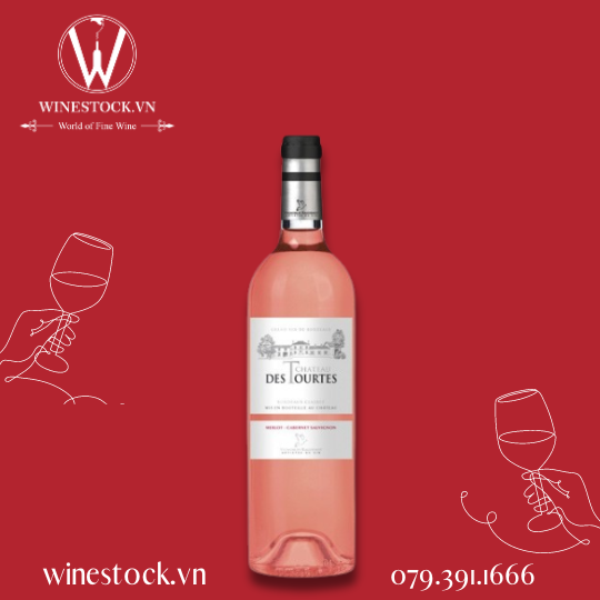 Rượu vang Chateau Des Tourtes - Rose
