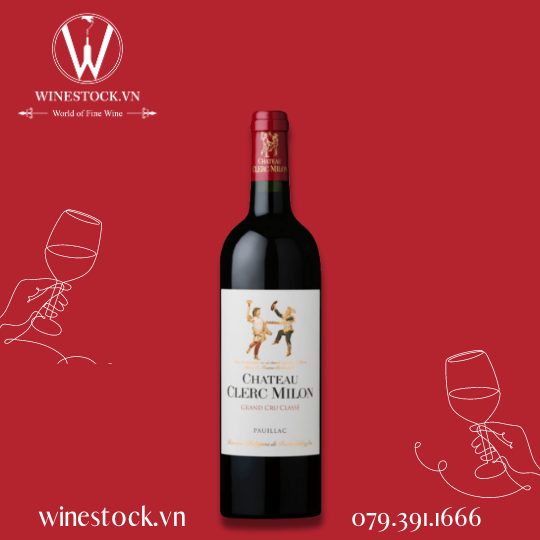 Rượu vang CHATEAU CLERC MILON 2012 5 eme Cru Classe