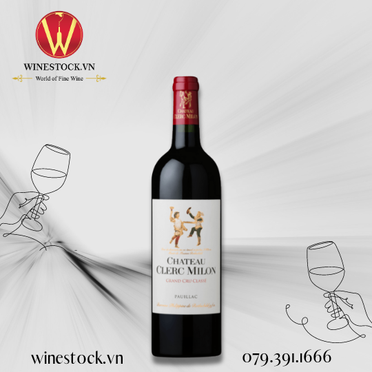 Rượu vang CHATEAU CLERC MILON 2012 5 eme Cru Classe