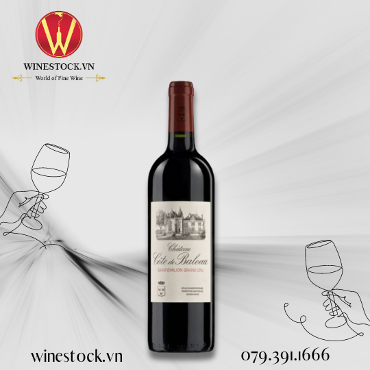 Rượu vang CHATEAU CÔTE DE BALEAU