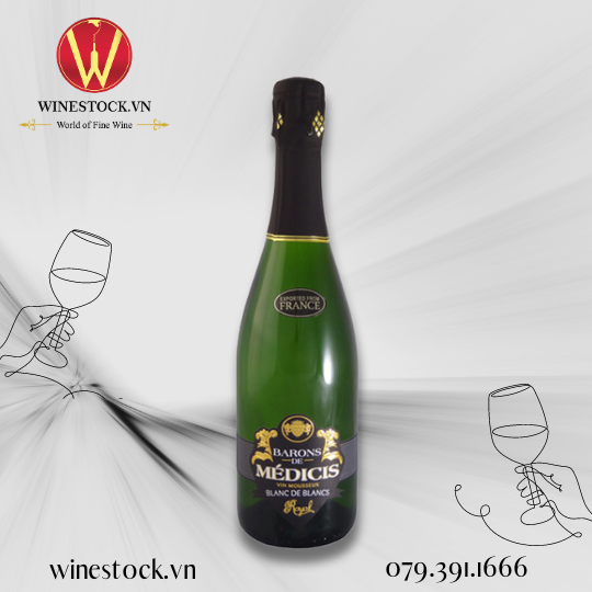 Rượu vang Medicis Demi Sec Blanc de Blanc