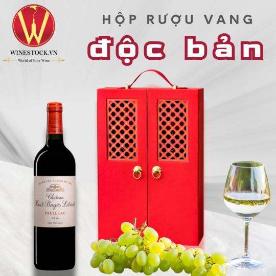 Hộp quà Rượu vang cao cấp 2025