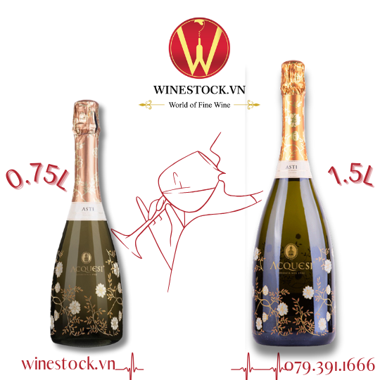 Rượu vang ASTI Acquesi DOCG - 1.5L