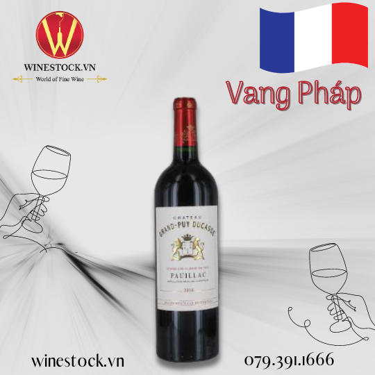 Rượu vang CHATEAU GRAND PUY DUCASSE 2016 5 eme Cru Classe
